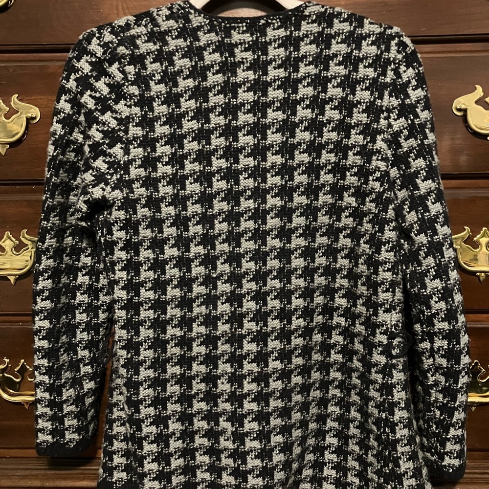Brooks Brothers Houndstooth Pattern Cardigan Size… - image 5